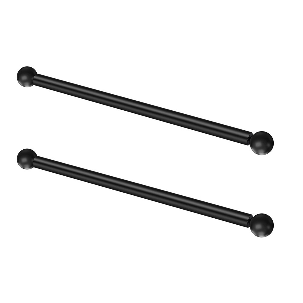 Outdoor Lighting Black - 2 pièces, bras transversal pour lampadaire