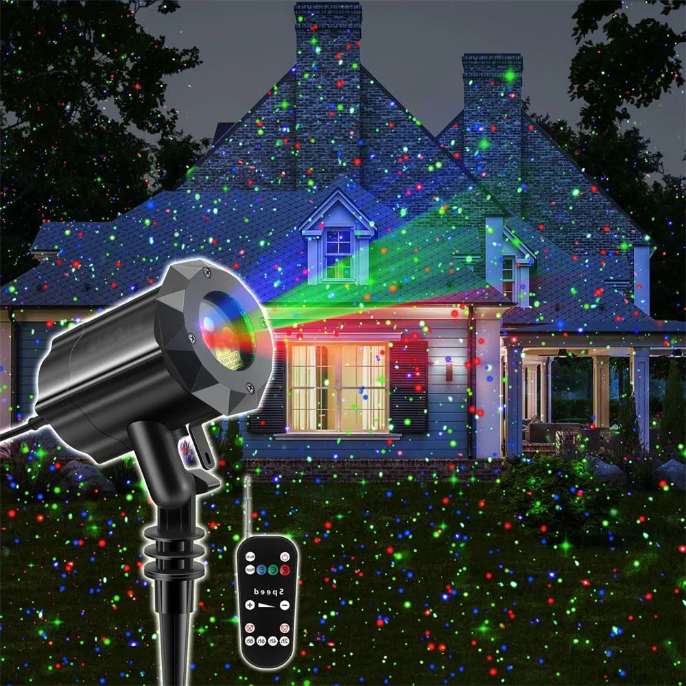 Outdoor Lighting Uk - Le budgétaire laser de Noël allume