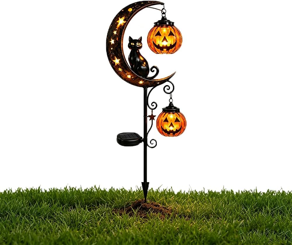 Outdoor Lighting Black - Lampe solaire de jardin en forme