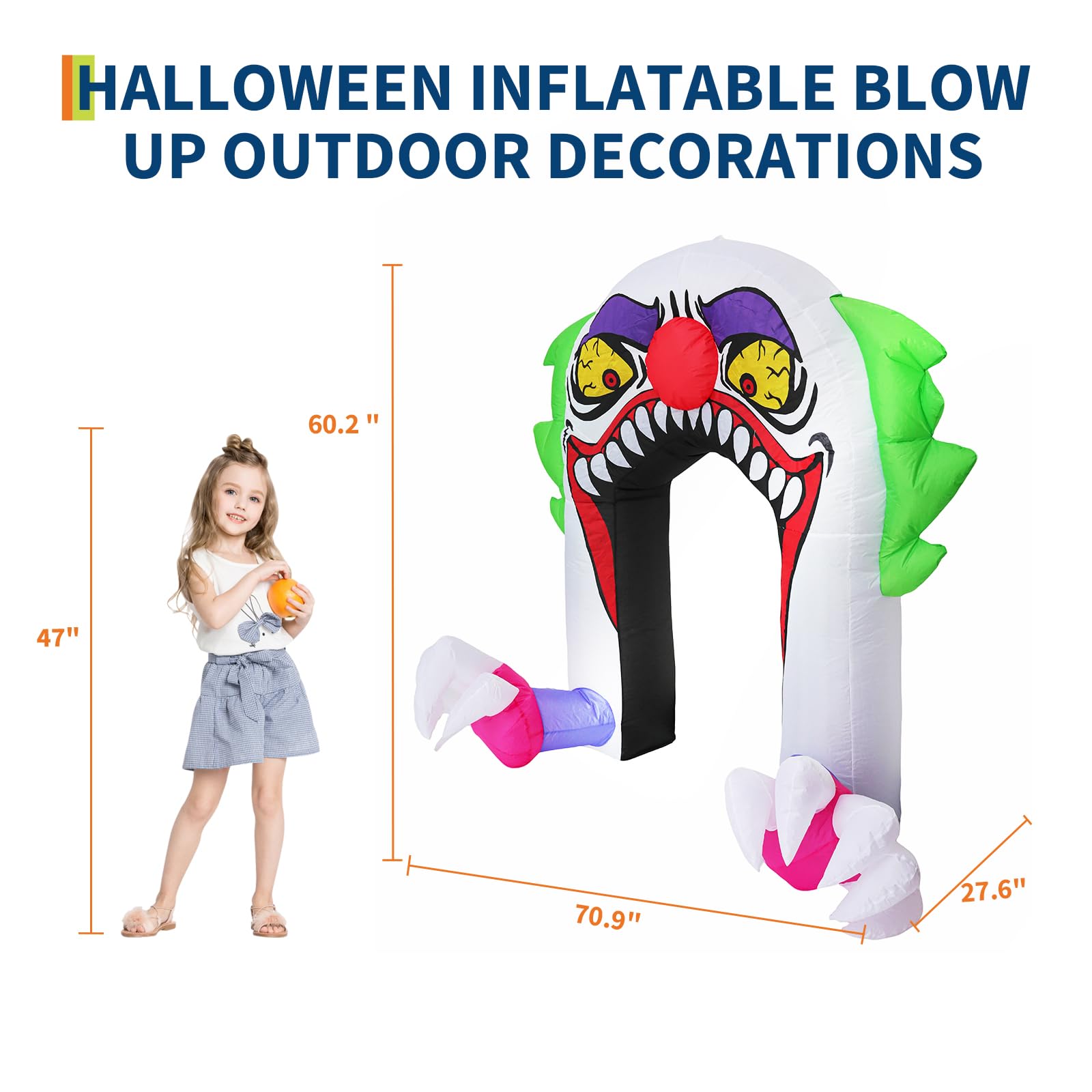 Arche gonflable de clown d'Hal - Outdoor Lighting Effects avis et prix