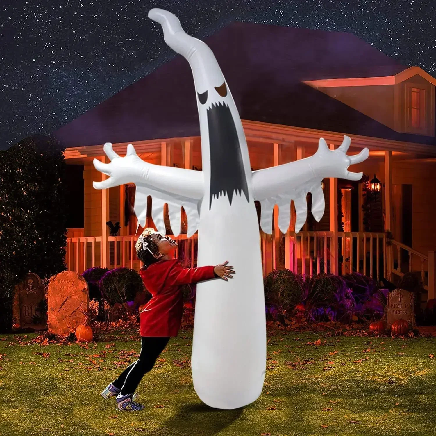 Fantôme effrayant gonflable d' - Outdoor Lighting Effects avis et prix