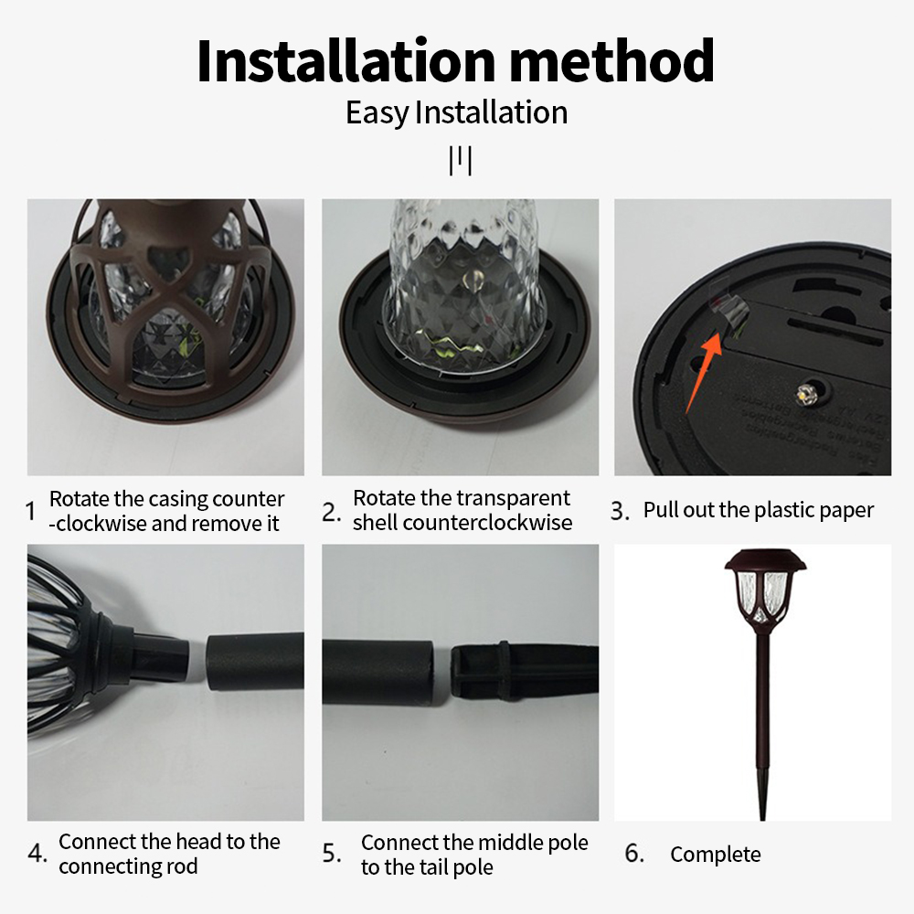 Lampe solaire LED pour cour, é - Outdoor Lighting Effects avis et prix