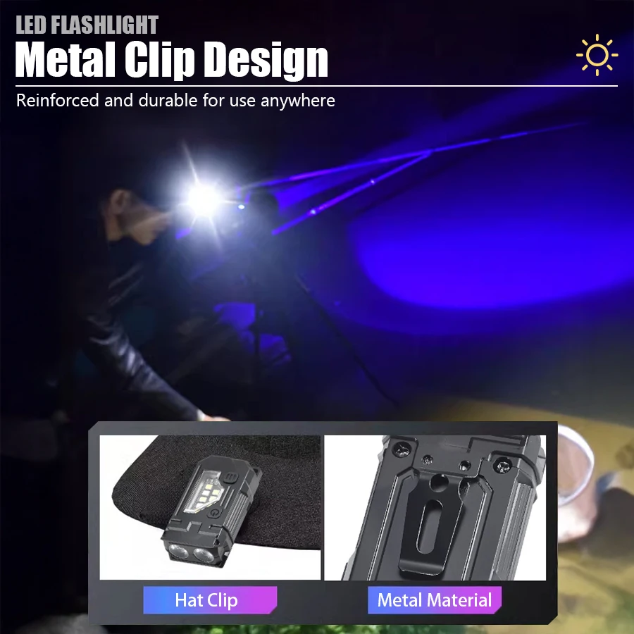 Mini lampe torche EDC porte-cl - Outdoor Lighting Black avis et prix