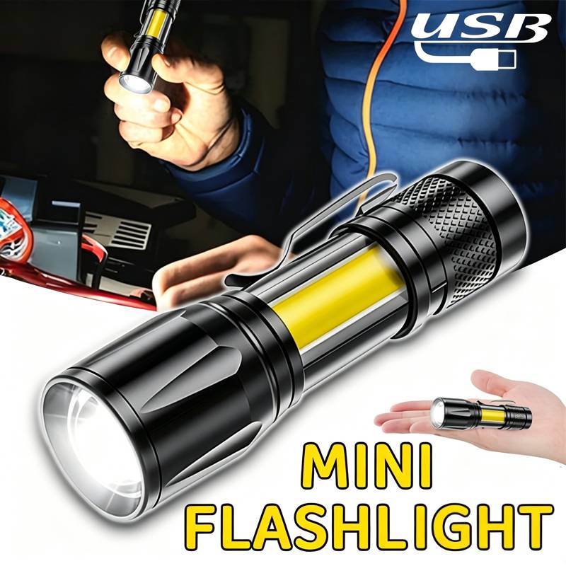 Mini lampe torche LED COB, pro - Outdoor Lighting Black avis et prix