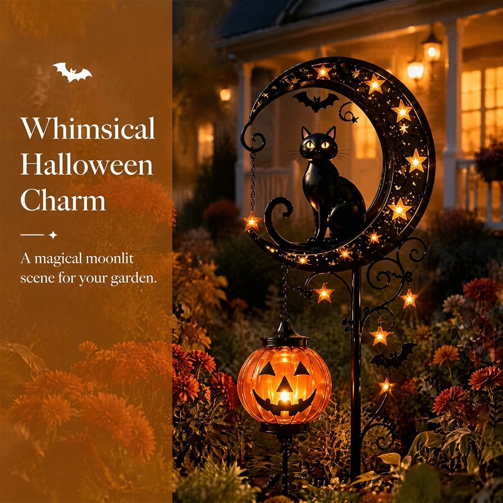 Lampe solaire d'Halloween en f - Outdoor Lighting Black avis et prix