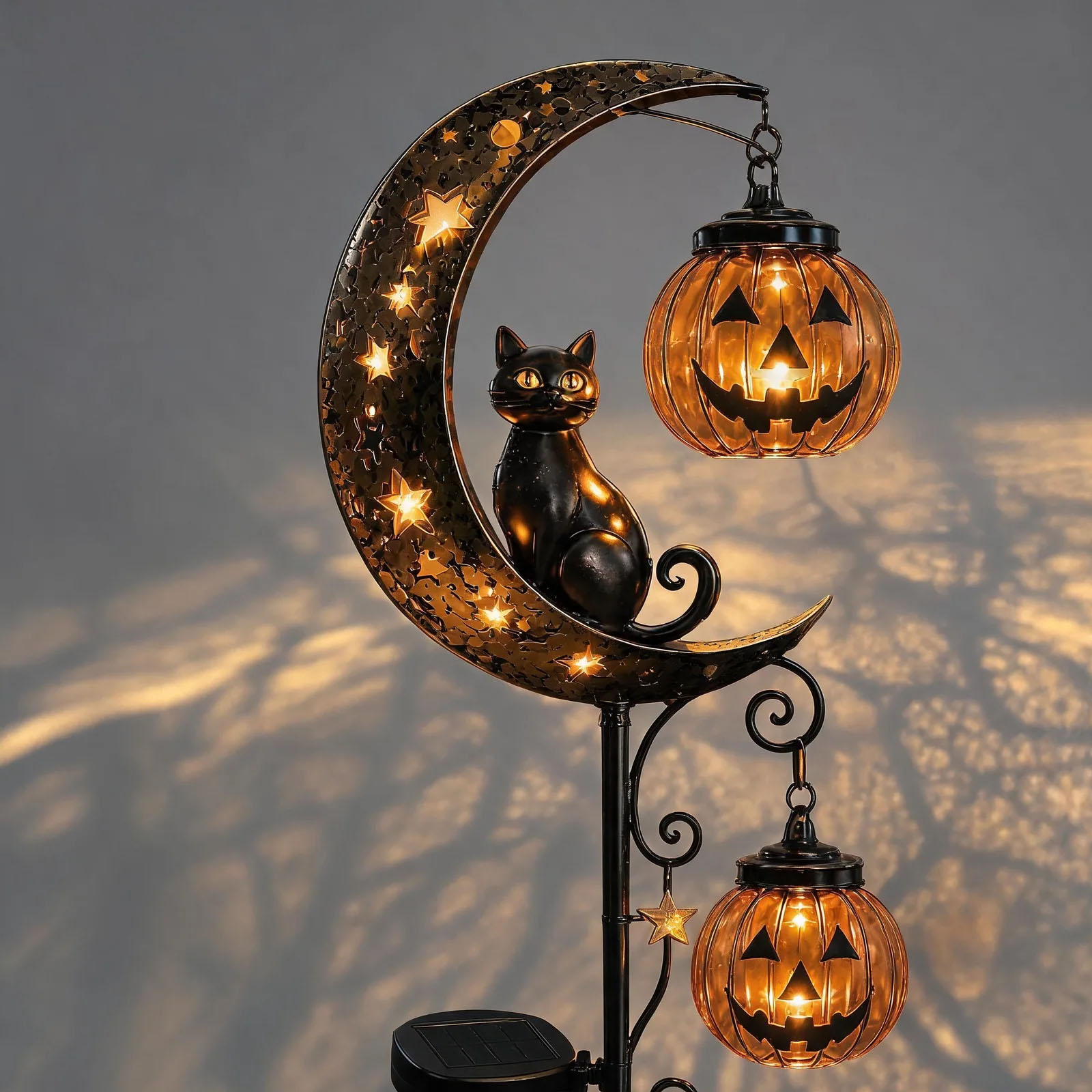 Lampe solaire d'Halloween en f - Outdoor Lighting Black avis et prix