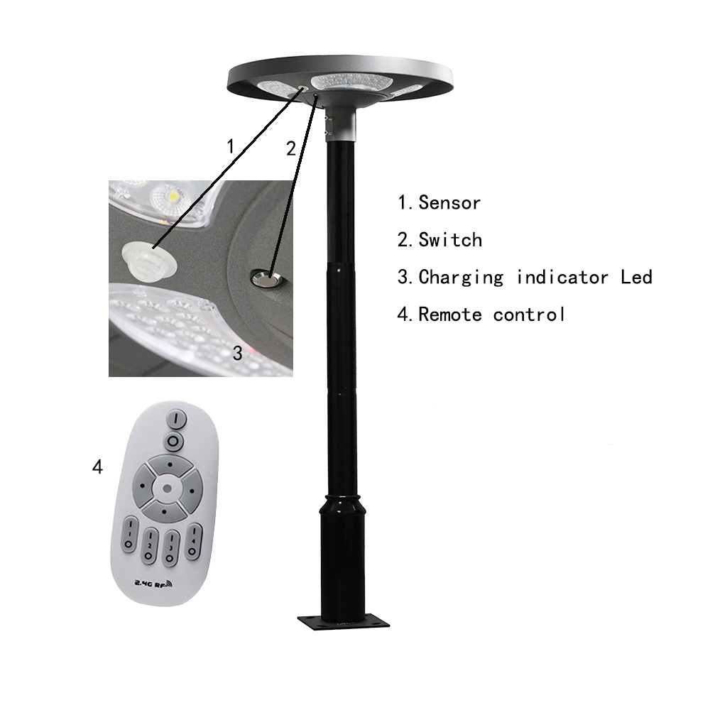 Lampe solaire LED UFO étanche  - Outdoor Lighting Ip65 avis et prix