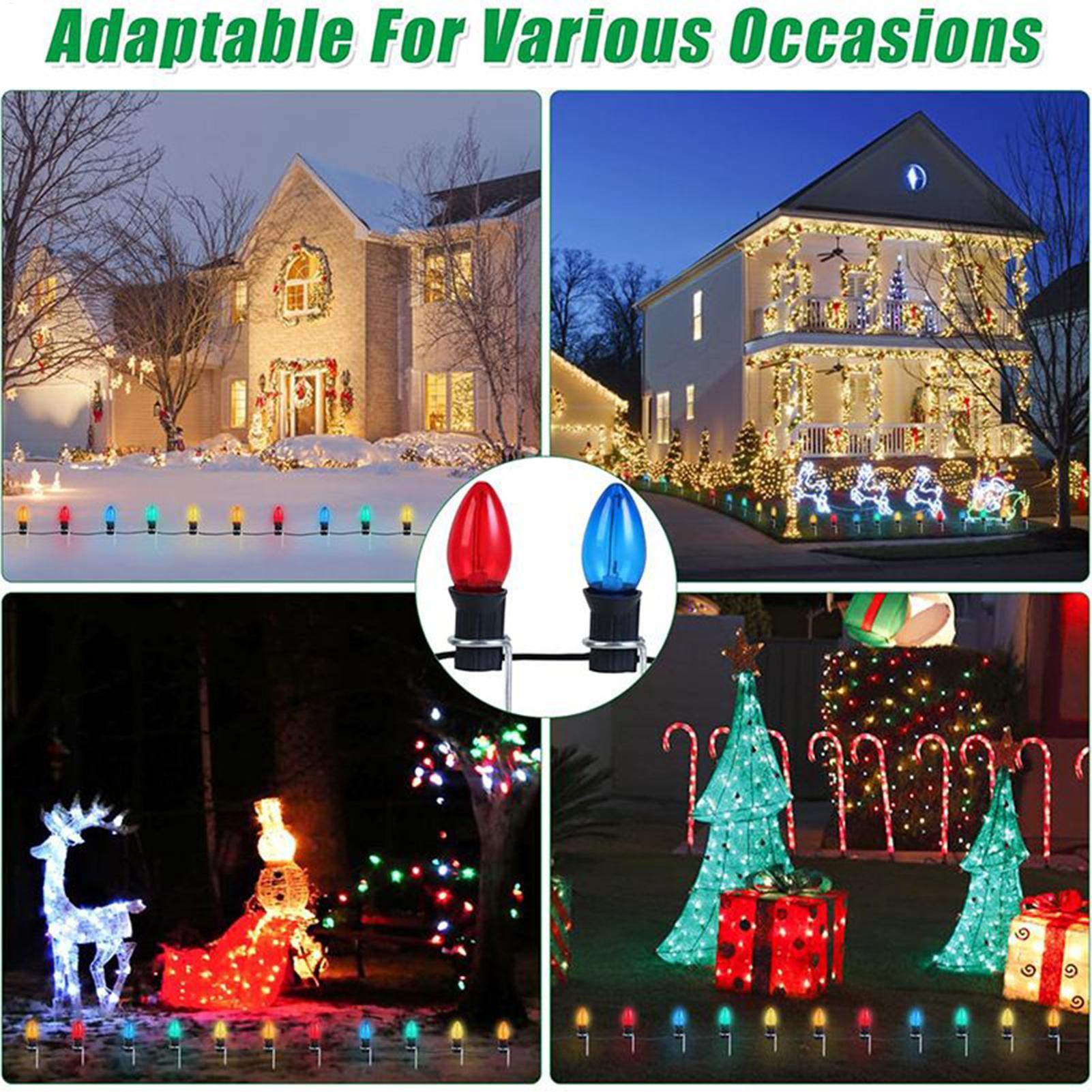Piquets lumineux de noël 12 po - Outdoor Lighting Pathway avis et prix