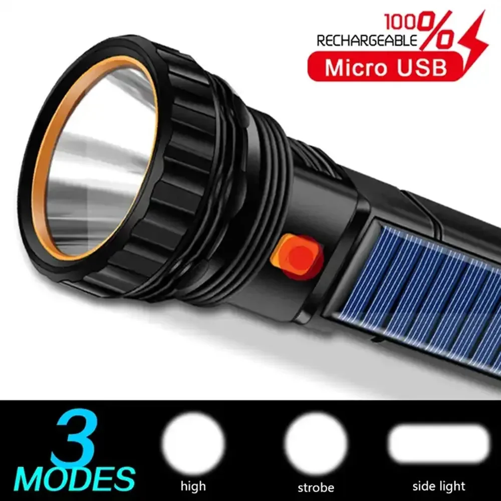 Lampe torche solaire LED multi - Outdoor Lighting Black avis et prix
