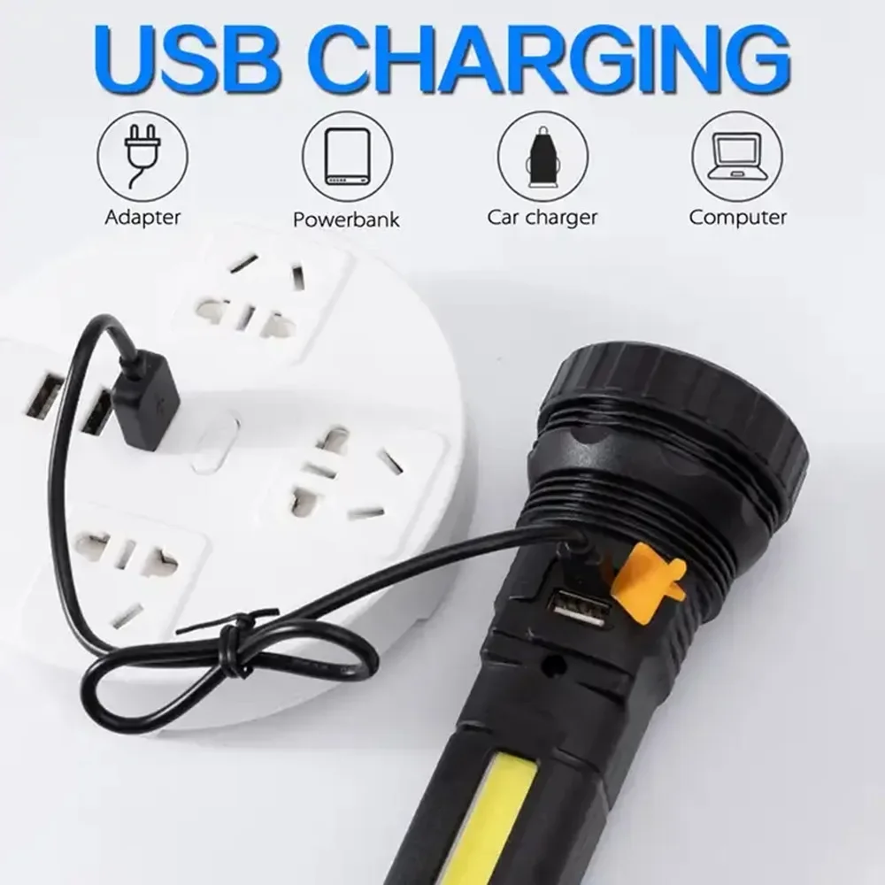 Lampe torche solaire LED multi - Outdoor Lighting Black avis et prix