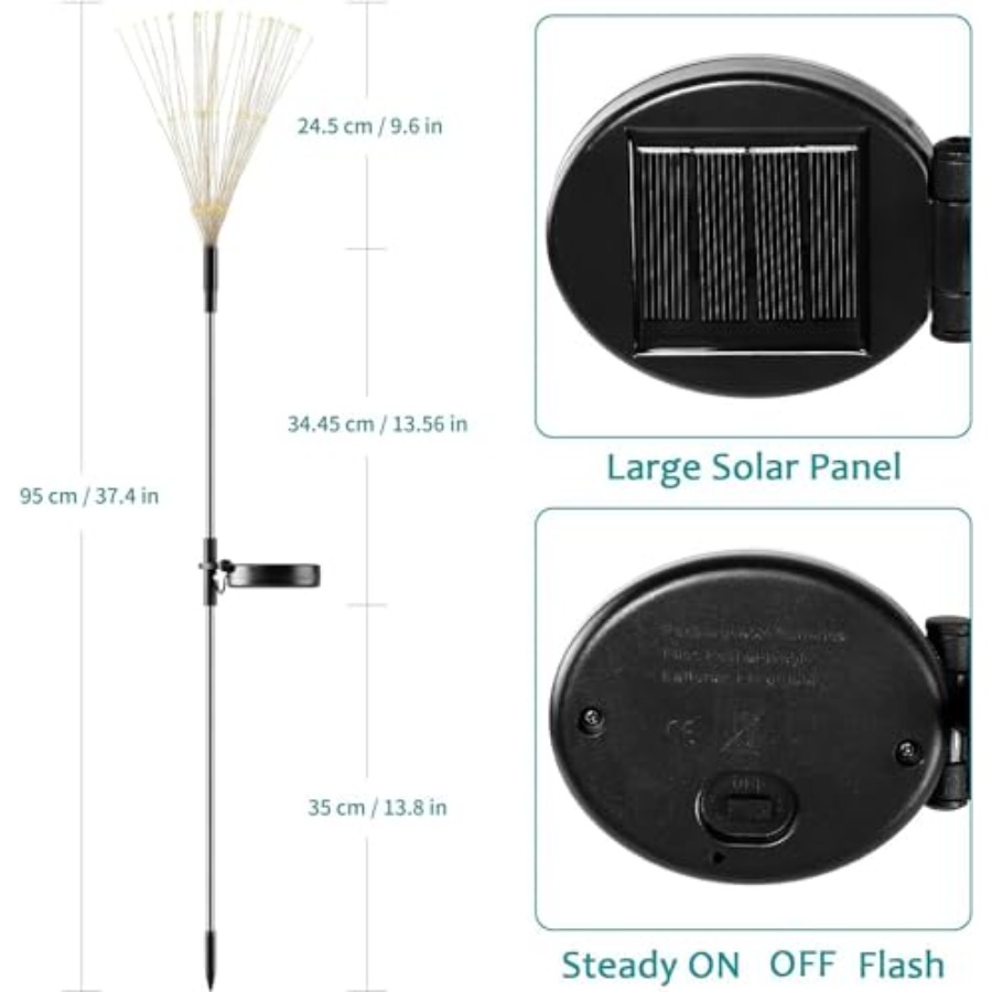 Lampes solaires en forme de fe - Outdoor Lighting Pathway avis et prix