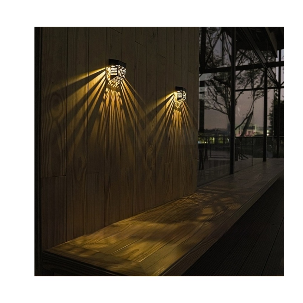 Lampe solaire LED pour clôture - Outdoor Lighting Black avis et prix